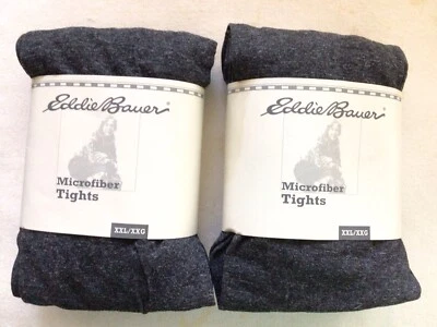 Lote De 2 Medias De Microfibra Para Mujer Eddie Bauer XXLLARGE XXL Gris Oscuro NUEVAS Foto 1 de 2