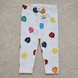 NWT Hanna Andersson Candy Hearts Slim Leggings 70cm/sz6-12m - Picture 1 of 11