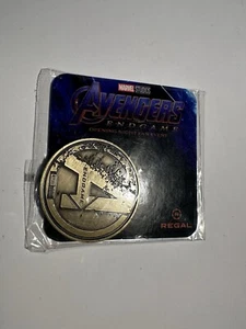Avengers Endgame Gold Coin Opening Night Fan Event Marvel REGAL VARIANT RARE NEW - Picture 1 of 1