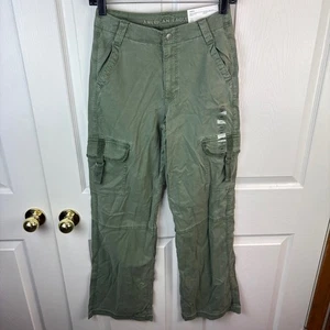 New NWT Women's American Eagle Dreamy Drape Super Hi-Rise Baggy Wide Leg Pants - Picture 1 of 4