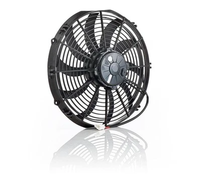 Be Cool 75036 12" Electric Pusher Fan Euro Black High Torque - Image 1 of 3