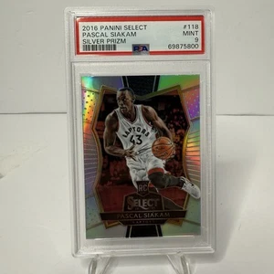 2016 Panini Select Silver Prizm #118 Pascal Siakam RC PSA 9 comme neuf - Photo 1/1