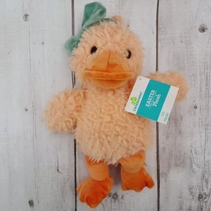 11" Plush Duck With Bow Stuffed Animal Soft & Floppy NEW - Picture 1 of 12