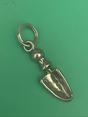 Pala de jardín .925 plata esterlina dije de joyería #paleta #plantas Foto 1 de 3
