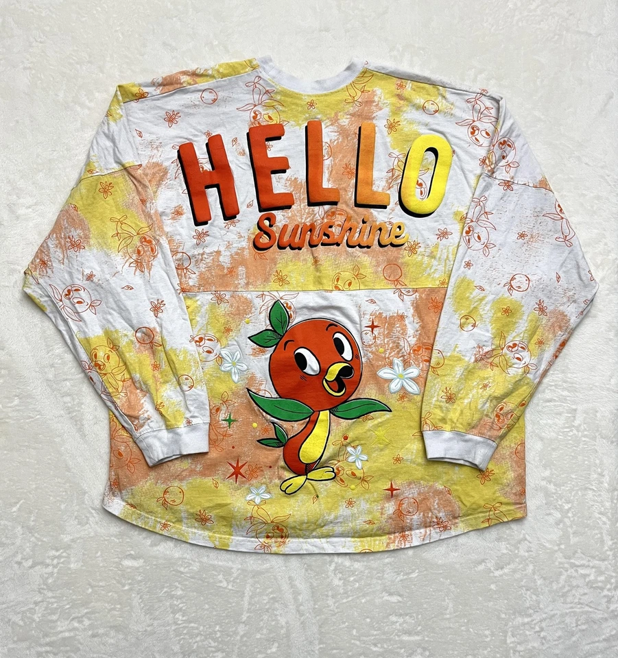 Camiseta Disney Orange Bird Spirit Camiseta Manga Larga 2XL Hello Sunshine Top Foto 1 de 4