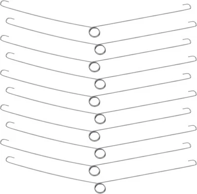 FUNROUS 10 Pack Recessed Lighting Springs Torsion Spring Clips for Metallic