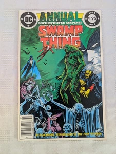 SWAMP THING ANNUAL #2 1ST JUSTICE LEAGUE DARK HIGH GRADE 1985 VF/NM - Picture 1 of 3