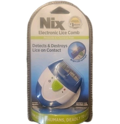 NOVO Nix Tratamento Eletrônico de Pente de Piolhos Remoção de Piolhos Remove Piolhos Instantaneamente - Imagem 1 de 2