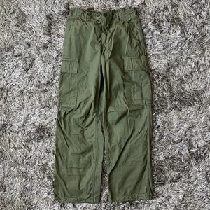 Pantalones de popelina Rip Stop OG-107 del Ejército de Estados Unidos de colección 1968 talla regular XS LEER - Imagen 1 de 21