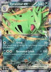 Tyranitar EX 064/131 Prismatic Evolutions FA 2025 Double Rare - Picture 1 of 2