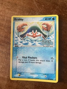 Krabby 54/100 Holo Stamped Pokemon Karten Set EX Crystal Guardians - Ill. Komiya - Bild 1 von 5