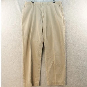 Vintage Polo Ralph Lauren Classic Chino Pants Mens 40x32 Beige Cotton Casual - Picture 1 of 8