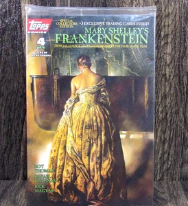 1994 Topps Comics Mary Shelley Frankenstein #4 & 3 Trading Cards Factory Sealed - Picture 1 of 3