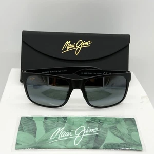 Nuevas gafas de sol Maui Jim Red Sands MJ432-2M monturas negras mate gris neutro - Imagen 1 de 9