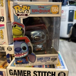 Funko Pop! Plus: Disney - Gamer Stitch (Metallic) #1564 - Picture 1 of 2