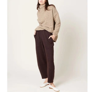Lauren Manoogian Base Trouser Pants Size 2 Medium Soil Brown NWT Alpaca Wool - Picture 1 of 17