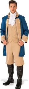Disfraz de padre fundador patriótico 1776 para adulto - Imagen 1 de 4