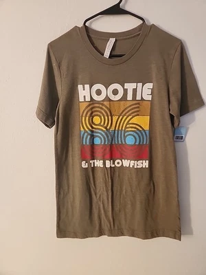 Camisa Hootie And The Blowfish Vintage Talla Pequeña Marrón  Foto 1 de 4