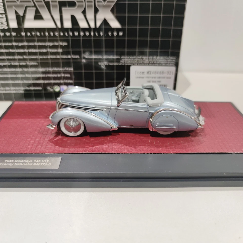 Delahaye 145 V12 Franay Cabriolet  1/43 Matrix - Imagen 1 de 4