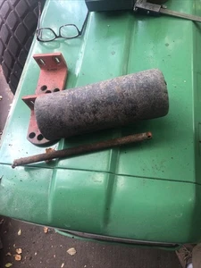 WOODS RM59 REAR DECK MOUNT FINISH MOWER ROLLER W BRACKETS OUTSIDE - Picture 1 of 16