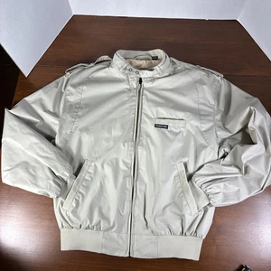 Members Only Jacke Herren 42 hellbraun Cafe Bomber Canvas Vintage Outdoor klassisch - Bild 1 von 15