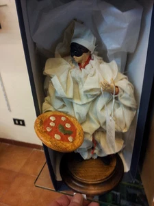 1 Pulcinella Vestido 20CM Terracota Suerte Cuerno Pizza Napoli Made Italy - Imagen 1 de 1