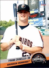 2016 Aberdeen Ironbirds Choice #5 Frank Crinella East Longmeadow Massachusetts