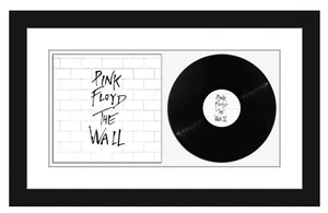 Album incorniciato Pink Floyd disco vinile LP The Wall Fan memorabilia da collezione - Foto 1 di 3