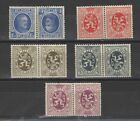 lot de 5 TIMBRES BELGIQUE tete beche neufs ** MNH