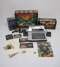 Vtg Magnavox Odyssey 2 Video Game Console W/ Box Manual Voice Attachment 9 Games