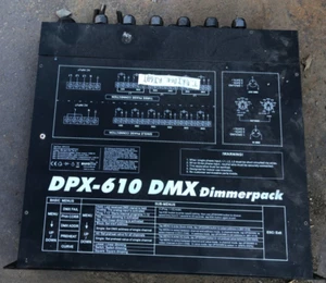 Eurolite DPX-610 DMX 19" 320 Series 6 Channel Dimmer Pack. NO: 70064120 - Picture 1 of 6