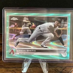 2022 Topps Chrome Pavin Smith #78 Aqua Wave Refractor #'d 80/199 Diamondbacks - Bild 1 von 3
