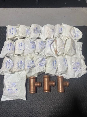 Apollo Press Copper ProPress 2" x 2" x 1-1/2" Reducing Tee Fitting - Image 1 of 4