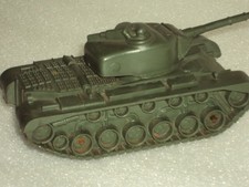 1960s Made in USA Toy Tank Plastic/Rubber