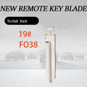 Uncut Flip Metal Key Blade 19# FO38 for Ford Lincoln Mercury In USA for Remotes - Picture 1 of 4