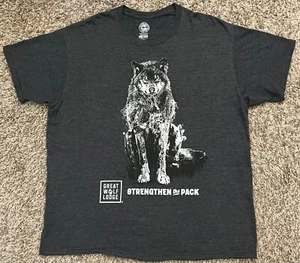 Great Wolf Lodge Strengthen The Pack Herren T-Shirt grau Gr. XL - Bild 1 von 4