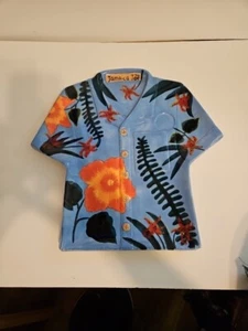 Jamaica Joe Hawaiian Shirt Ceramic 14" Serving Tray Party Luau - Picture 1 of 6