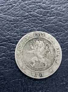 BELGIUM - 5 Centimes - Léopold I 1861 Copper-nickel - Picture 1 of 7