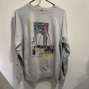 In The Heights NYC Musical Movie Graphic Print White Long Sleeve Sweatshirt L - Picture 1 of 5