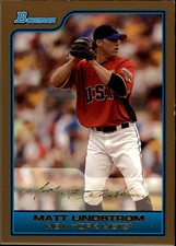 2006 Bowman Draft Future's Game Prospects Gold #41 Matt Lindstrom