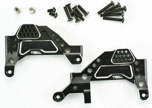 Juego de torre de montaje de choque frontal de aluminio Treal Axial SCX10 III negro 7075 - Imagen 1 de 2