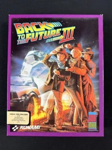 Back to the Future Part III Konami Game (AMIGA, 1991) Rare Vintage - Picture 1 of 5