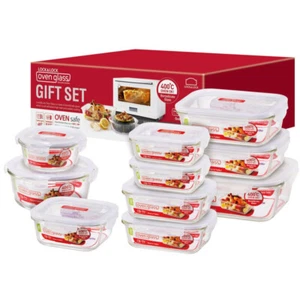Lock & Lock 10 Piece Boroseal Heat Resistant Glass Container Set - 10pc - Picture 1 of 1
