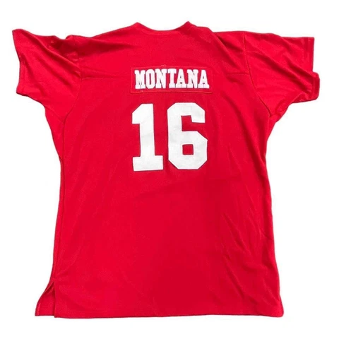 Y2K San Francisco 49ers Joe Montana Mitchell & Ness Jersey Sz 3XL Cover