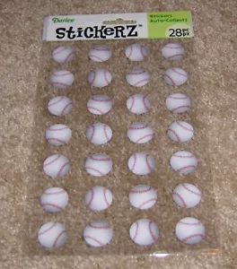 Stickerz by Darice ~ Baseballs.  One Package. - Picture 1 of 1