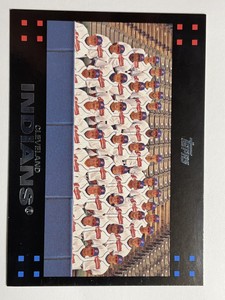 2007 Topps Baseball Card #595 Cleveland Indians