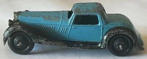 DINKY TOYS 36b.CUPÉ DEPORTIVO BENTLEY DE PRIMERA POSGUERRA. BUENO CON DESGASTE PARA PINTAR - Imagen 1 de 11