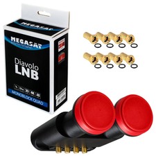 Digital Megasat Quad Monoblock LNB Astra Hotbird 6,2 Grad 3D 4K HD Full HDTV sky