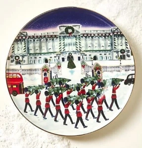 Anthropologie Holiday In The City Dessert Plate London 2024 Stoneware New - Picture 1 of 7