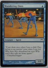 MAGIC THE GATHERING 2004 CHAMPIONS OF KAMIGAWA BLUE WANDERING ONES CREATURE CARD